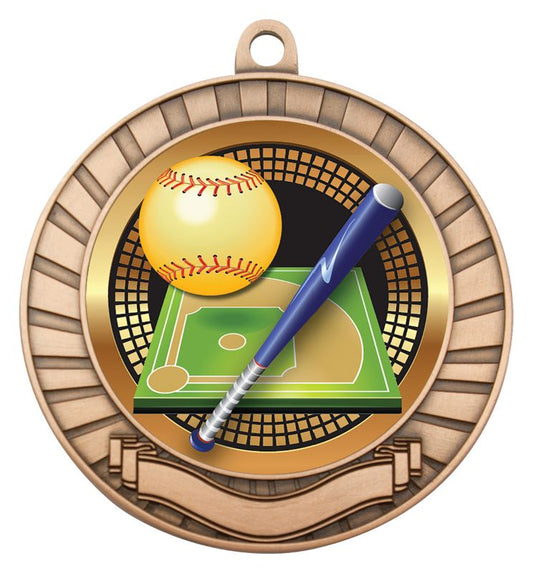 MES275B Eco Scroll Softball Bronze