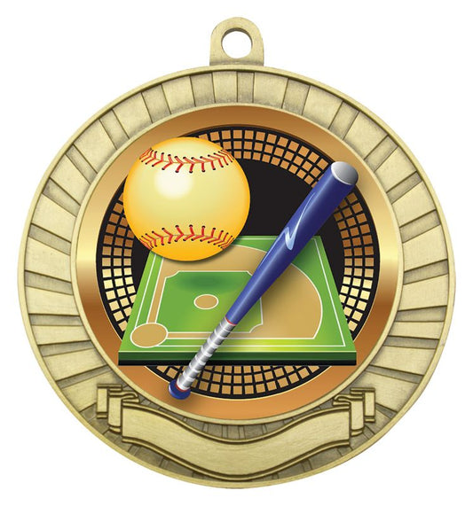 MES275G Eco Scroll Softball Gold