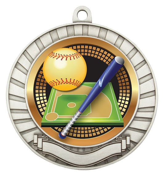 MES275S Eco Scroll Softball Silver