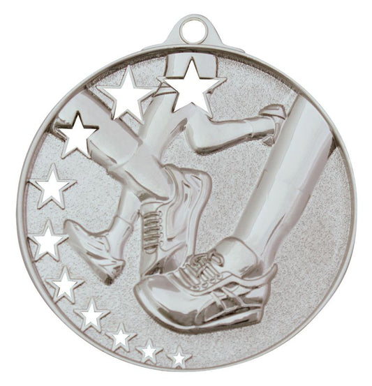 MH901S Running Stars Medal Silver