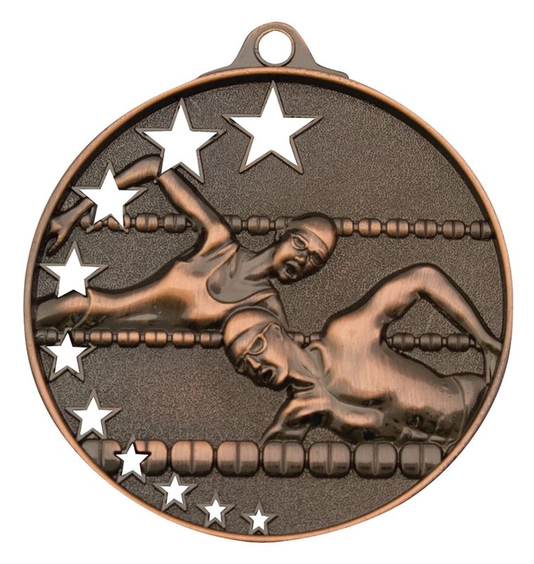 MH902B Swim Stars Medal Bronze