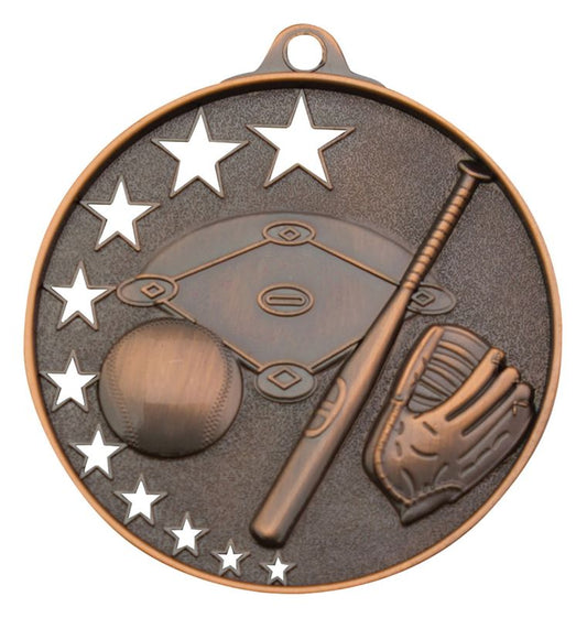 MH903B Baseball / Softball Stars Medal Bronze