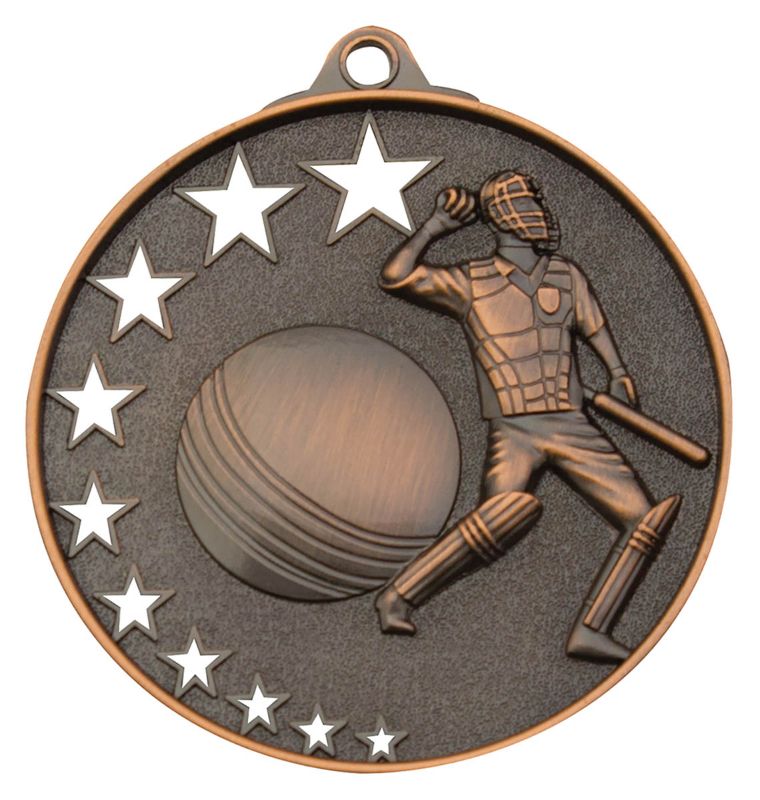 MH910B Cricket Stars Medal Bronze