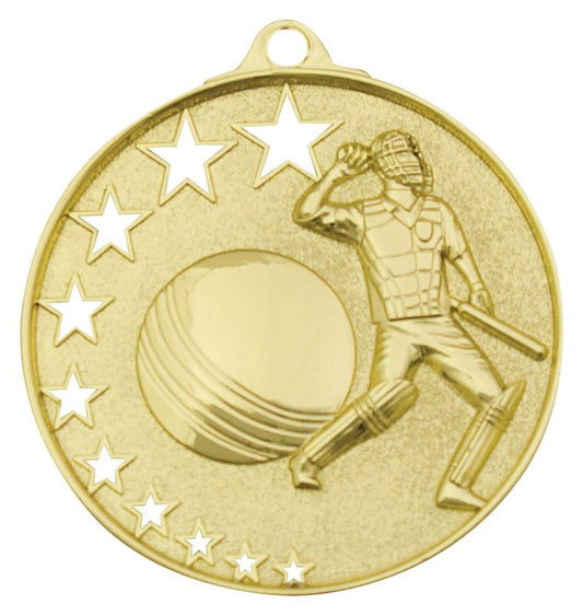 MH910G Cricket Stars Medal Gold