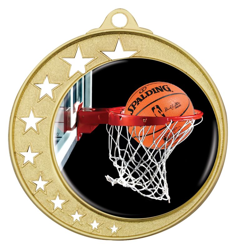 MH970G-C601 Basketball Gold Medal 7cm