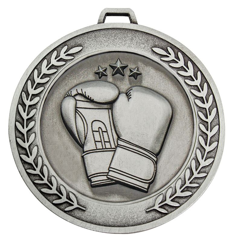 MMJ532S Prestige Boxing Silver Medal 7cm