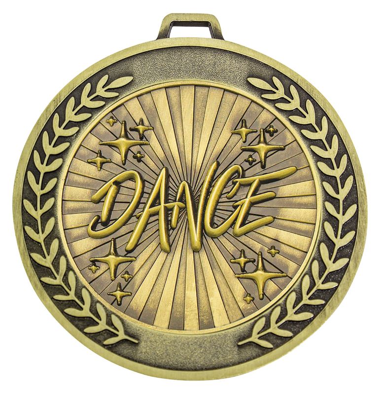 MMJ595G Prestige Dance Gold Medal 7cm