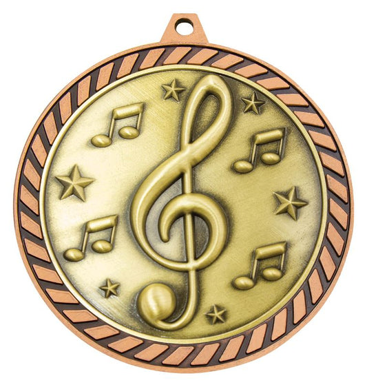MMV621B Venture Music Bronze Medal 6cm