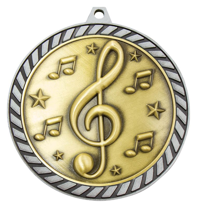 MMV621S Venture Music Silver Medal 6cm