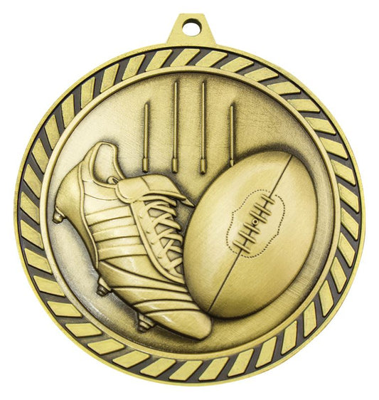 MMV688G Venture Aussie Rules Gold Medal 60mm