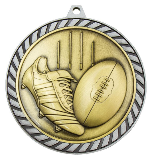 MMV688S Venture Aussie Rules Silver Medal 60mm