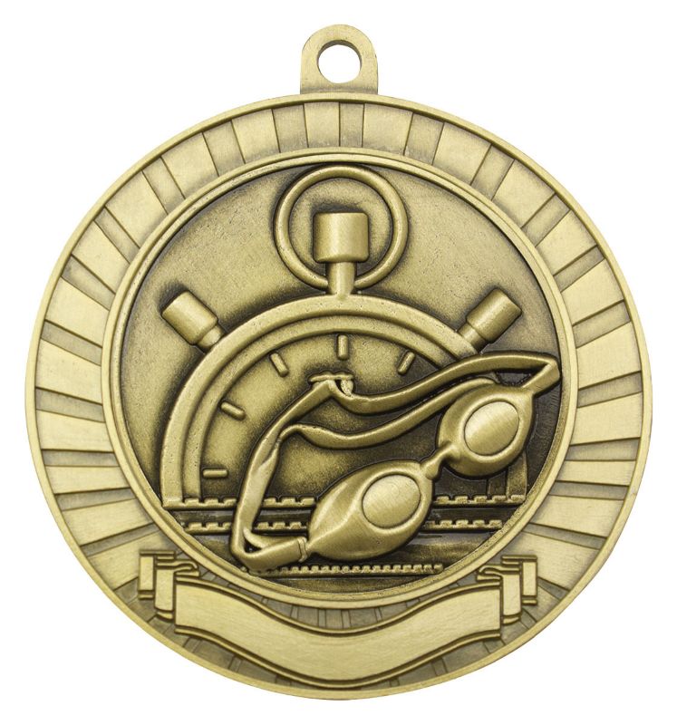 MMY202G Eco Scroll Swim Gold