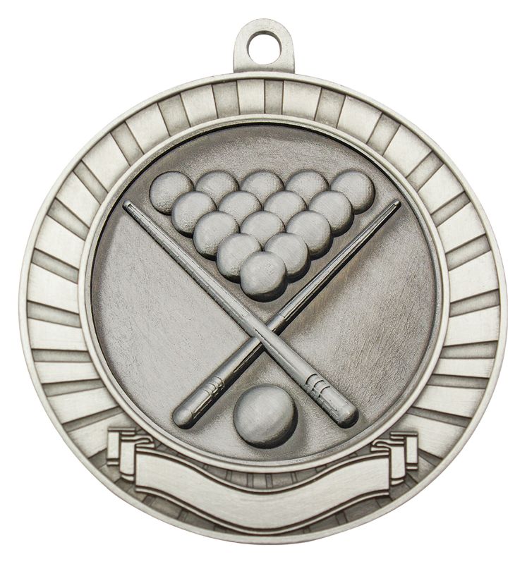 MMY229S Eco Scroll Pool Silver Medal 7cm
