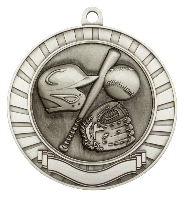 MMY233S Eco Scroll Baseball / Softball Silver