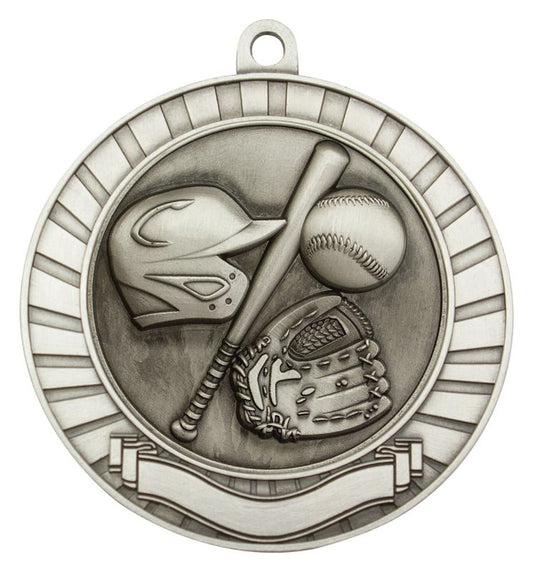 MMY233S Eco Scroll Baseball / Softball Silver