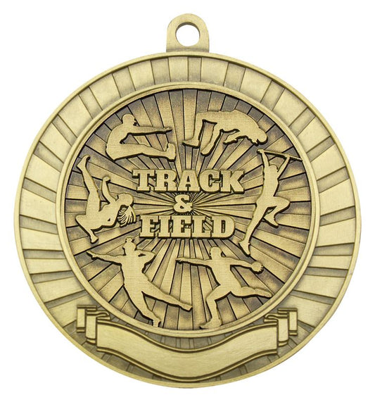 MMY241G Eco Scroll Track & Field Gold