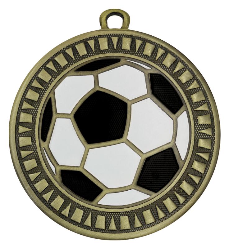 MS604G Football Spark Medal 5.5cm
