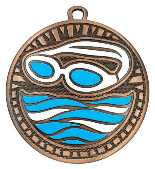 MS702B Swim Spark Medal 5.5cm