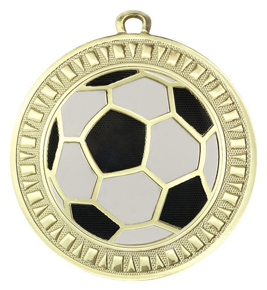 MS704G Football Spark Medal 5.5cm