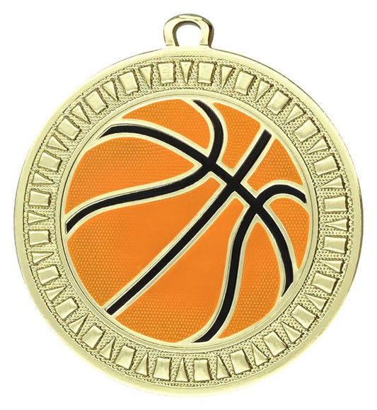 MS707G Basketball Spark Medal 5.5cm