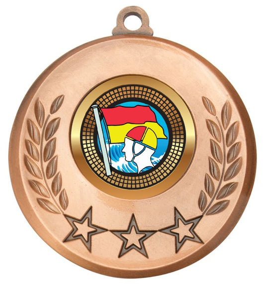MSH158B Laurel Lifesaving Bronze