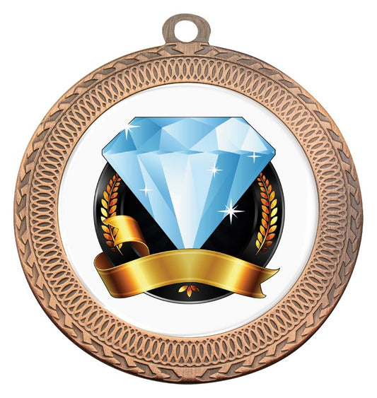MVN002B Ovation Diamond Medal Bronze Medal 7cm