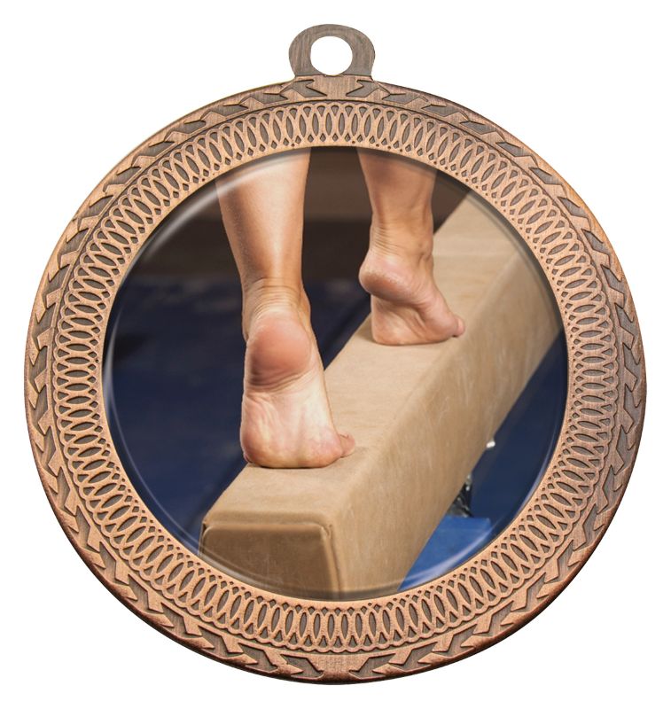 MVN141B Ovation Gymnastics Medal Bronze Medal 7cm