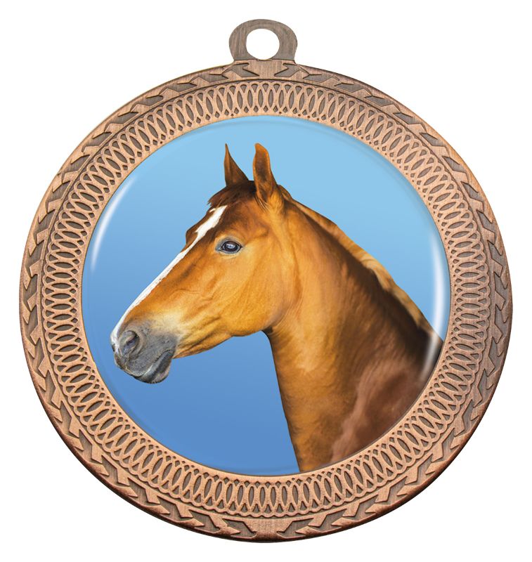 MVN352B Ovation Horse Medal Bronze Medal 7cm