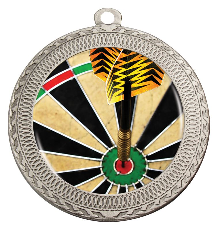 MVN381S Ovation Darts Medal Silver Medal 7cm
