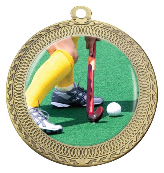 MVN441G Ovation Hockey Medal Gold Medal 7cm