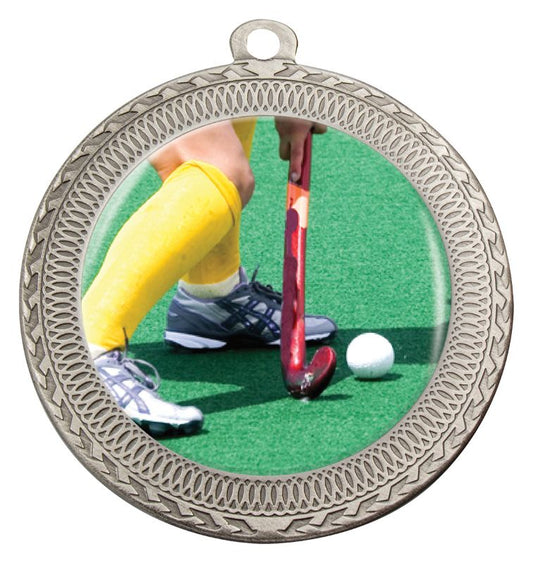 MVN441S Ovation Hockey Medal Silver Medal 7cm