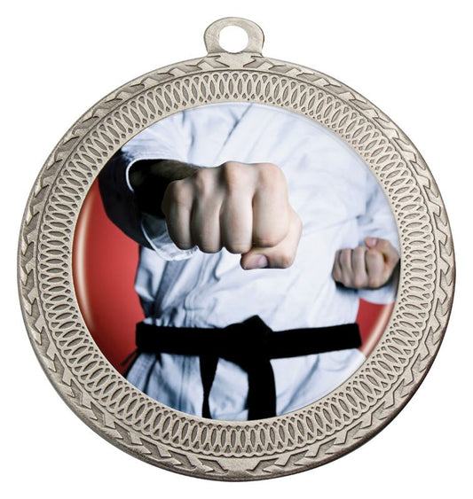 MVN451S Ovation Martial Arts Medal Silver Medal 7cm