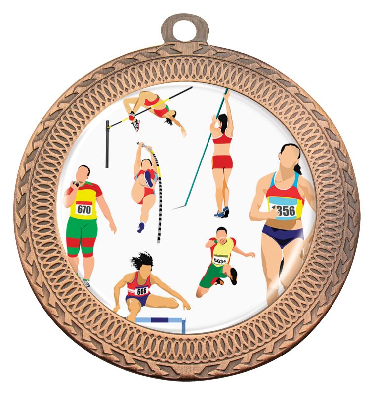 MVN474B Ovation Track & Field Medal Bronze