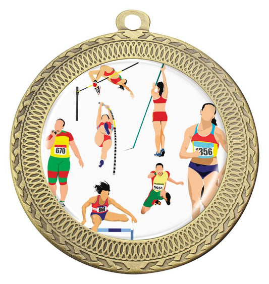 MVN474G Ovation Track & Field Medal Gold