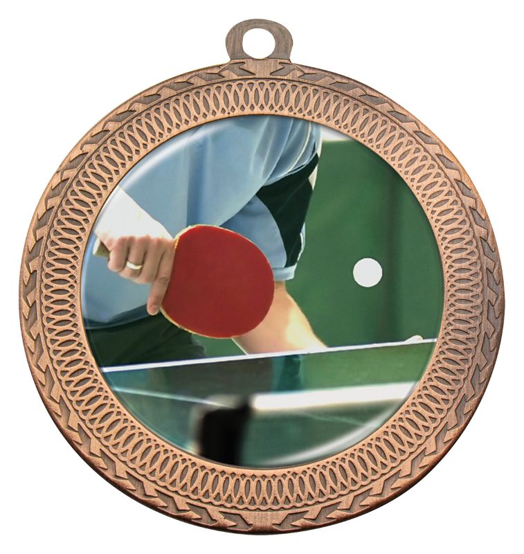 MVN661B Ovation Table Tennis Medal Bronze Medal 7cm
