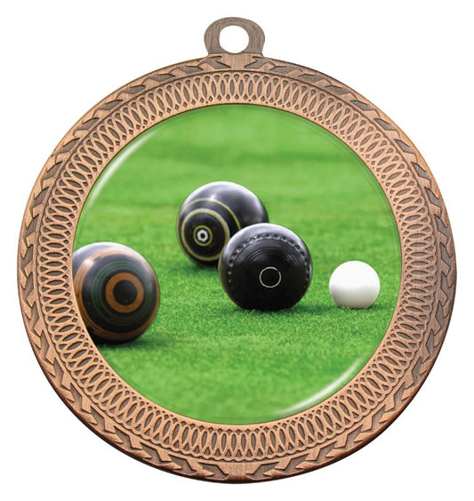 MVN831B Ovation Bowls Medal Bronze Medal 7cm