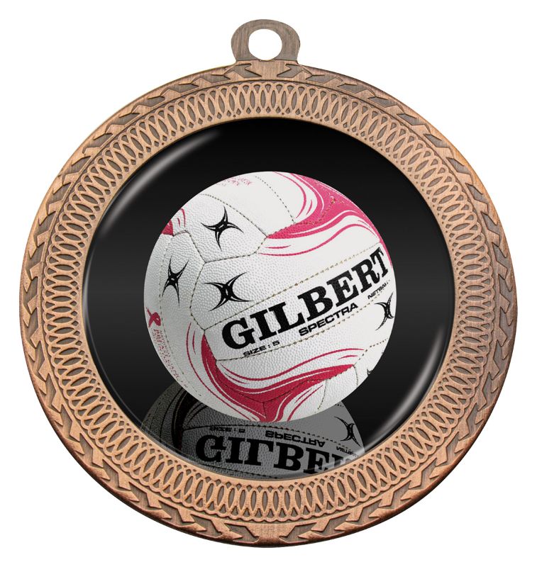 MVN911B Ovation Netball Medal Bronze Medal 7cm