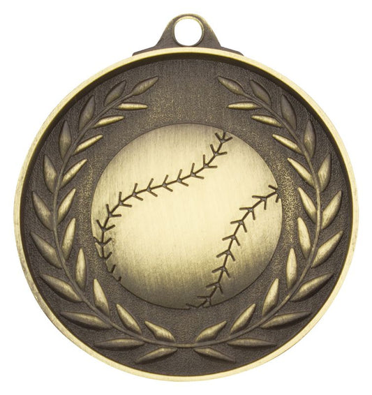 MX803G Baseball / Softball Wreath - Antique Gold