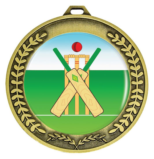 MY204G-K50 Accolade Medal Cricket Gold