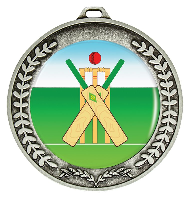 MY204S-K50 Accolade Medal Cricket Silver