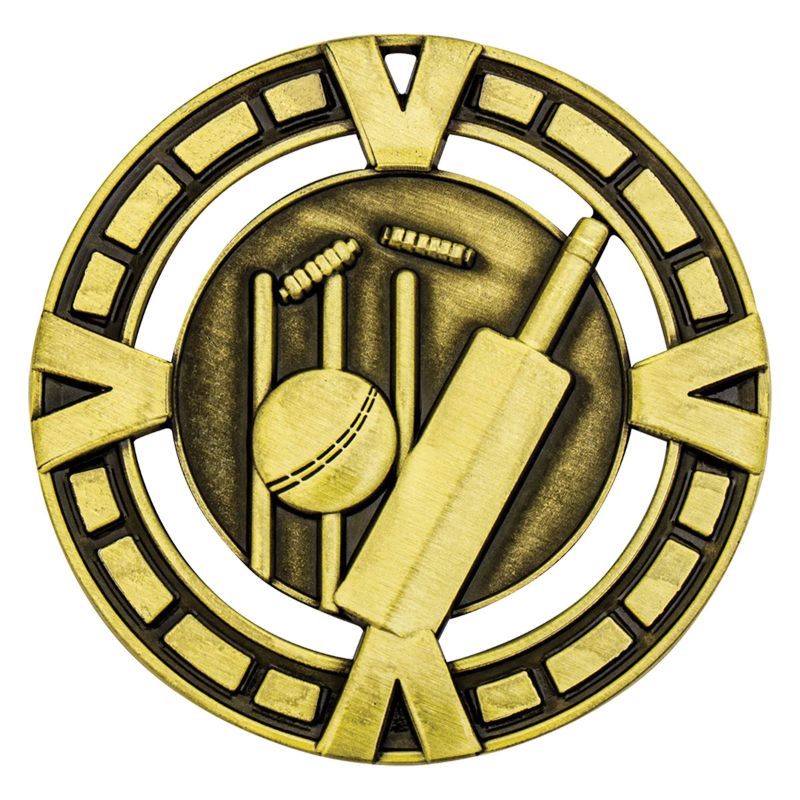 MY910G Cricket Varsity Medal Gold