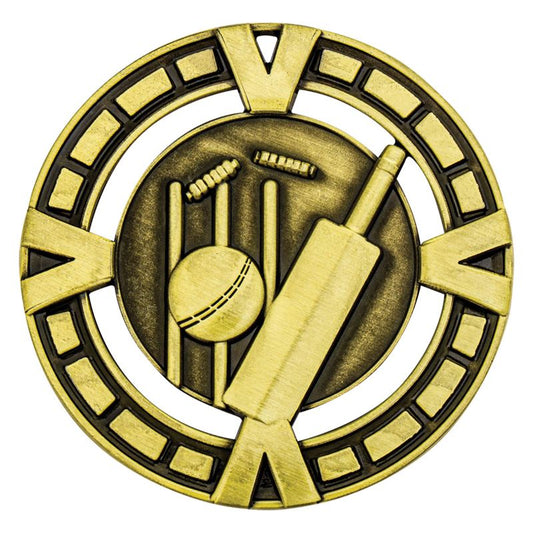 MY910G Cricket Varsity Medal Gold