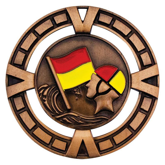 MY958B Lifesaving Varsity Medal Bronze