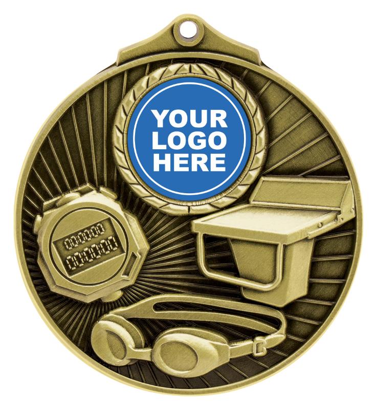 MZ130G Swim Summit Medal 7cm