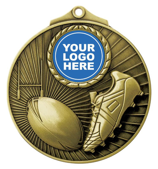 MZ139G Rugby Summit Medal 7cm