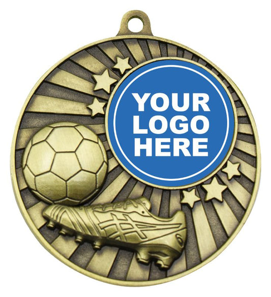 MZ604G Impact Medal Football Gold 5cm
