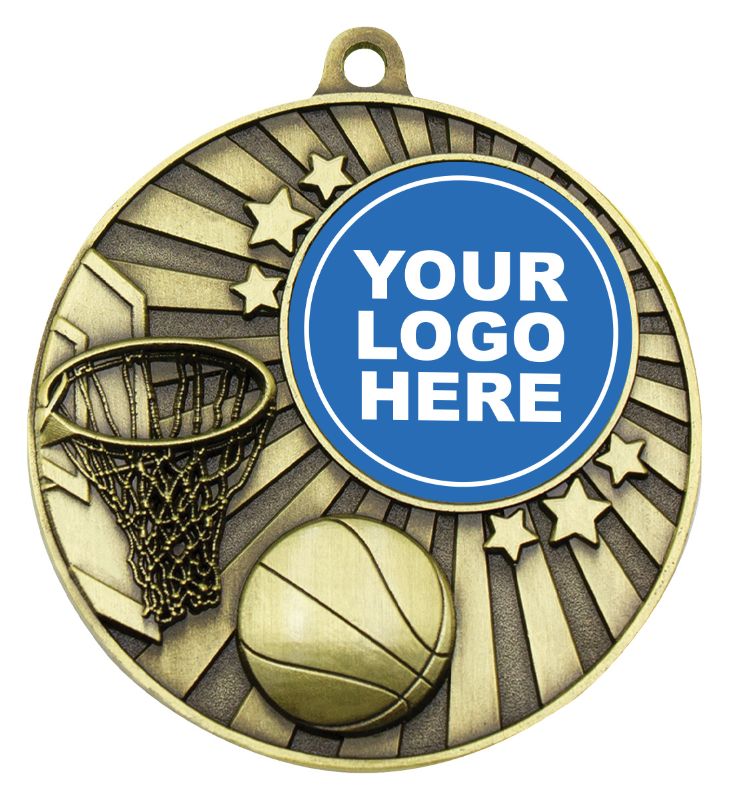 MZ607G Impact Medal Basketball Gold Medal 5cm