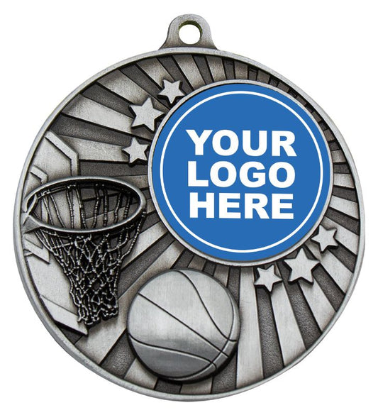 MZ607S Impact Medal Basketball Silver Medal 5cm