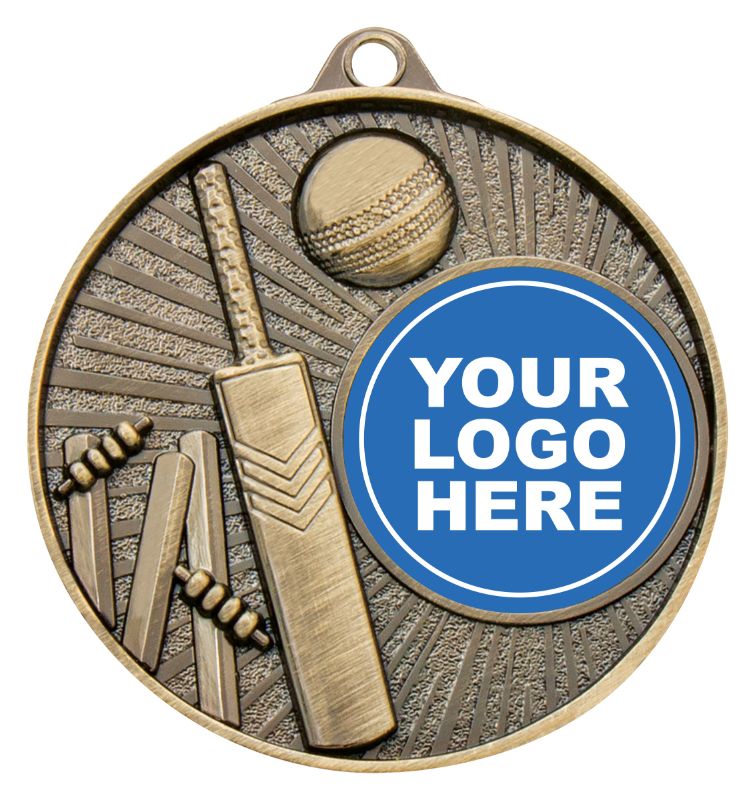 MZ610G Cricket Blitz Medal Antique Gold