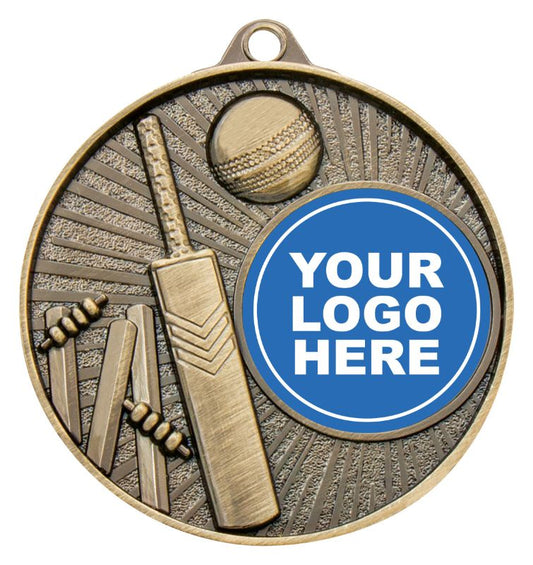 MZ610G Cricket Blitz Medal Antique Gold